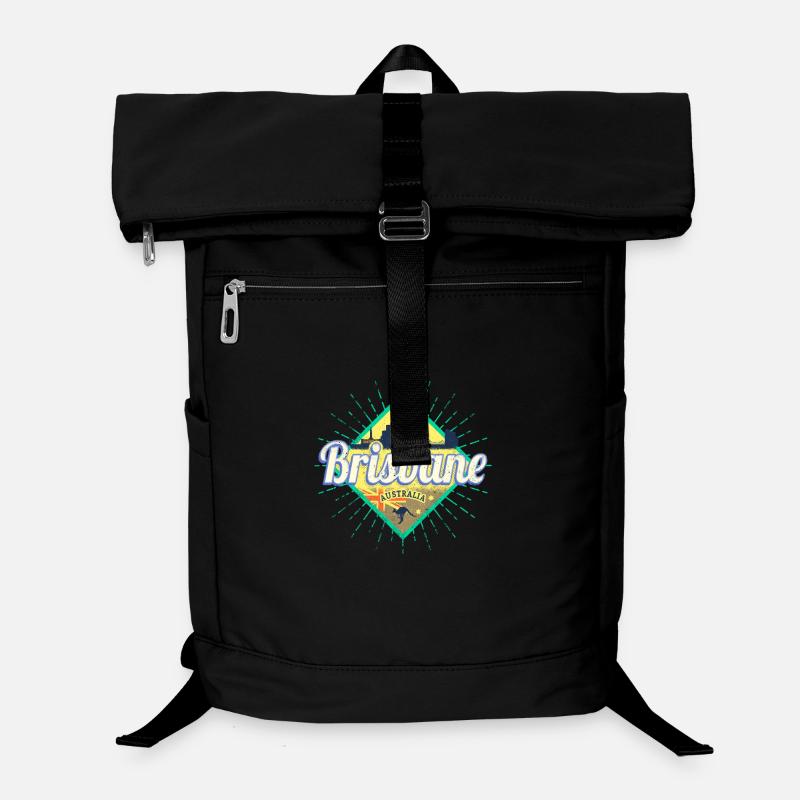 Brisbane Queensland Australia Skyline Souvenir Laptop Backpack