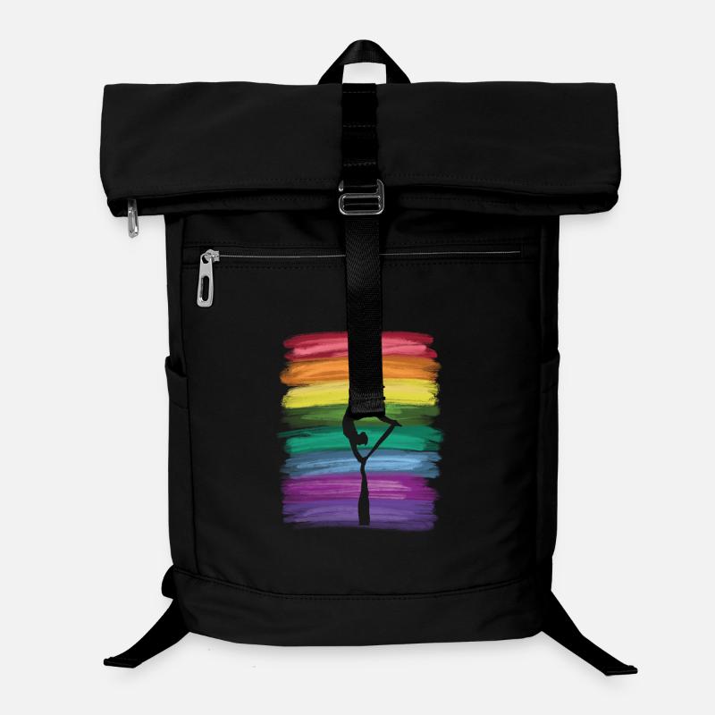 Vertikaltuch Vintage Luftakrobatik Aerial Silk Laptop-Rucksack 