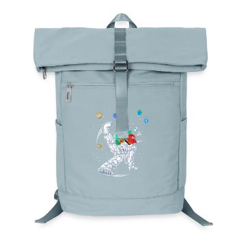 Astronaut Rapper Dance Shirt - Laptop Backpack - ice blue - Front