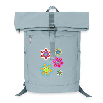 Fille Baby Enfant Rétro Floral Summer - Sac à dos ordinateur - bleu glacier - Devant