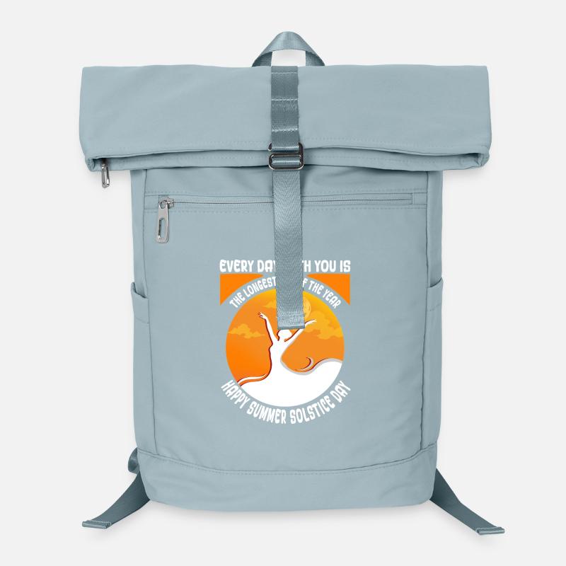 Litha Pagan Summer Solstice Midsummer Midsommar Laptop Backpack