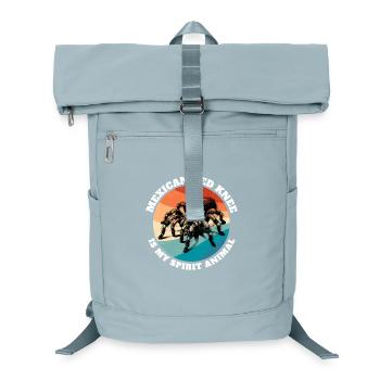Rotknie Vogelspinne Sprüche - Laptop-Rucksack  - Eisblau - Vorne