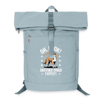 Dingo Australischer Wildhund Tierliebhaber Design - Laptop-Rucksack  - Eisblau - Vorne