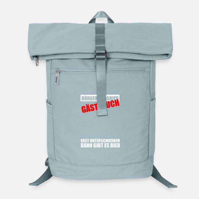 Gästebuch Bürgersteigbier Ortskontrollfahrt OKF Laptop-Rucksack 