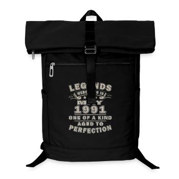 Mai 1991 - Sac à dos ordinateur - noir - Devant