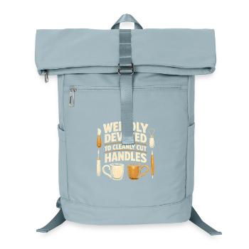Henkel sauber schneiden | Keramik - Laptop-Rucksack  - Eisblau - Vorne