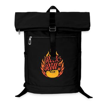 Rock and Roll - Laptop Backpack - black - Front