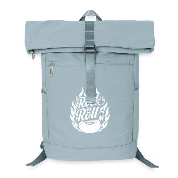Rock and Roll - Laptop Backpack - ice blue - Front