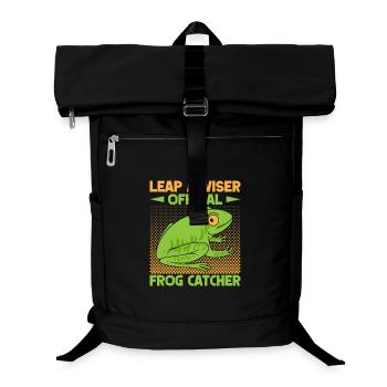 Frog Catcher Leap Adviser Official Frog - Laptop Backpack - black - Front