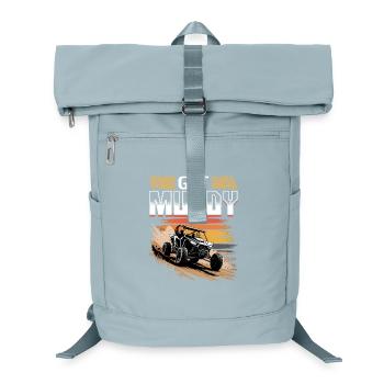 UTV Off Road 4 Wheeler Side by side - Laptop-Rucksack  - Eisblau - Vorne