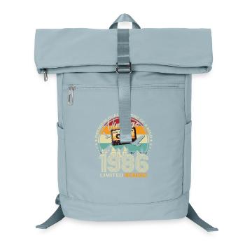 Homme à cadeaux pour le 40e anniversaire Meilleur de mai 1986 - Sac à dos ordinateur - bleu glacier - Devant