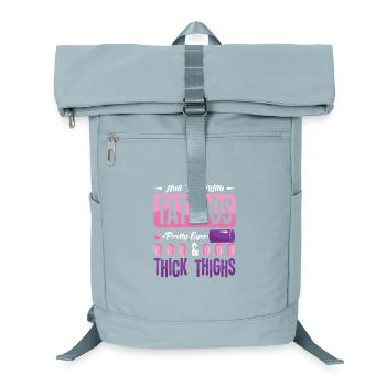 Nail Designer Nail Designer Cosmetics Nail Salon - Laptop Backpack - ice blue - Front