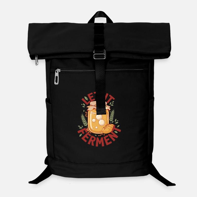 Sauerteig, lass es fermentieren, Brotbacker, Bäcker, Laptop-Rucksack 