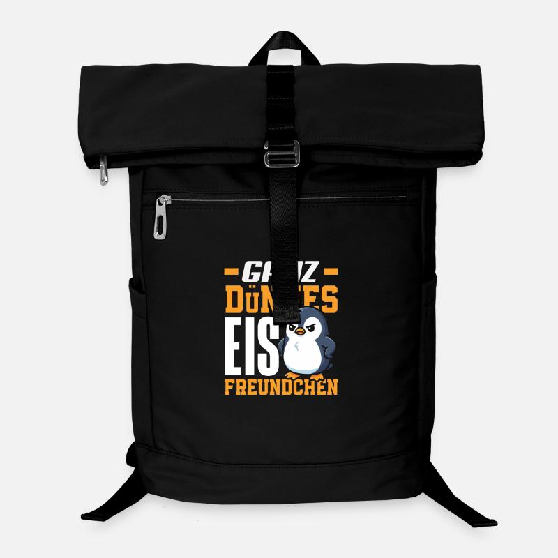 Ganz dünnes Eis Freundchen Pinguin Laptop-Rucksack 