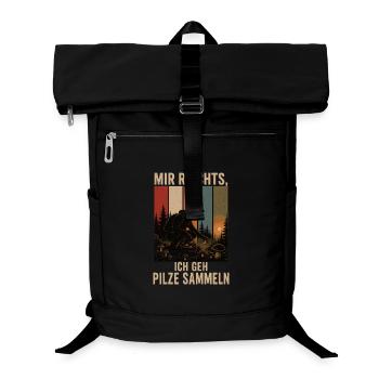 Mir reichts Ich geh Pilze sammeln Pilzsammler - Laptop-Rucksack  - Schwarz - Vorne