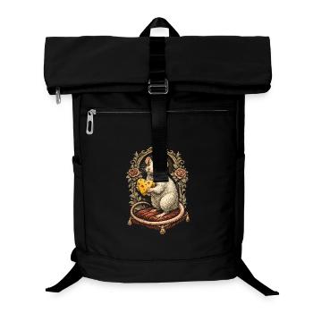 Rat de couleur Rat fantaisie Rat de la grande souris Rat domestique - Sac à dos ordinateur - noir - Devant