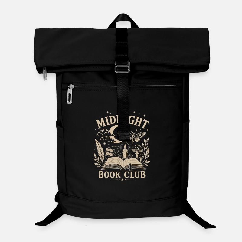 Midnight Book Club - Dark Academia Aesthetics Laptop Backpack