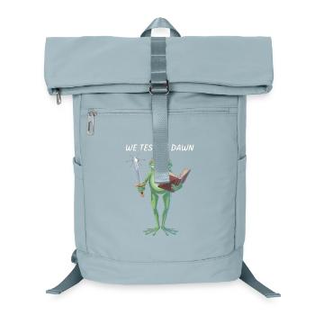 Morgendämmerungs-Froschkrieger - Laptop-Rucksack  - Eisblau - Vorne