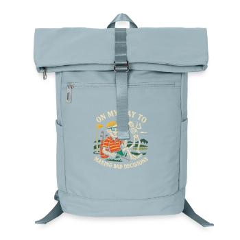 Golf Humor On My Way To Making Bad Decisions - Laptop Backpack - ice blue - Front