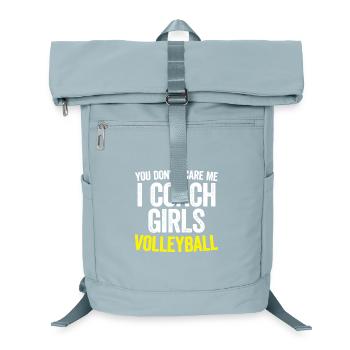 Tu ne me fais pas peur : Entraîneur de volley-ball féminin - Sac à dos ordinateur - bleu glacier - Devant