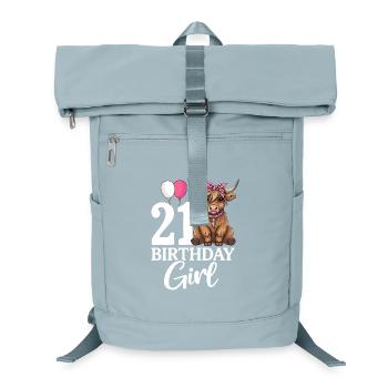 21 Birthday Girl - Laptop Backpack - ice blue - Front