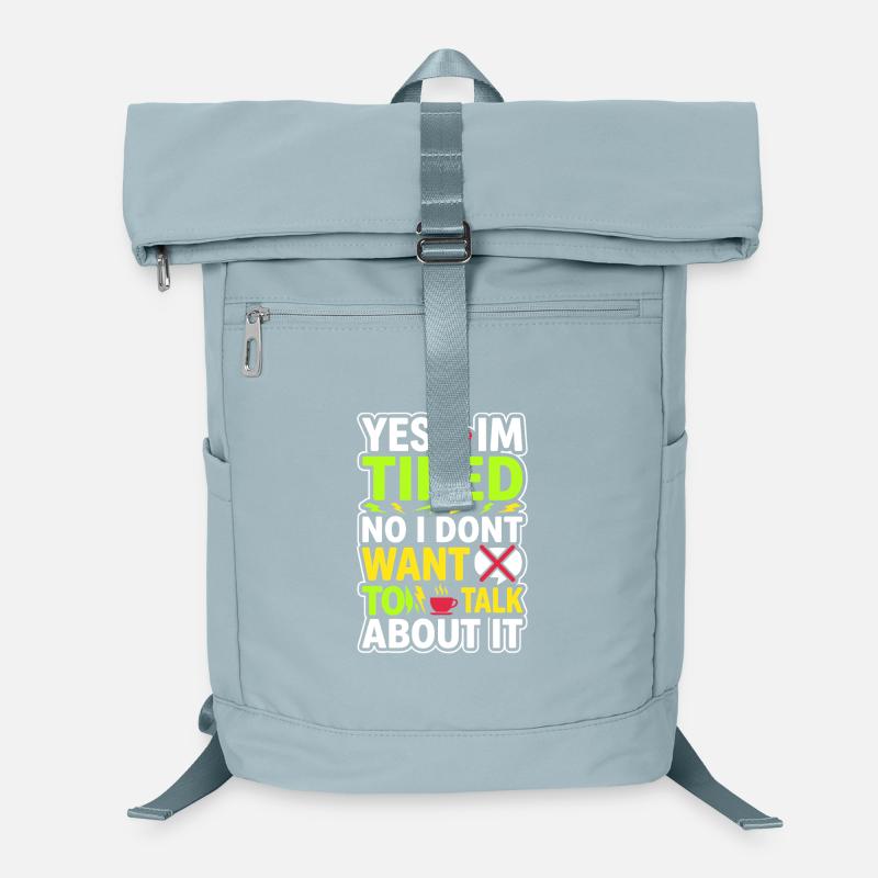 Night Shift Nurse, Tired Laptop Backpack