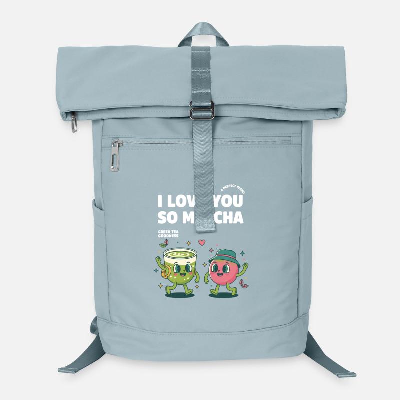 Ich liebe dich so sehr Matcha Grüner Tee Leckerkeit Matcha Laptop-Rucksack 