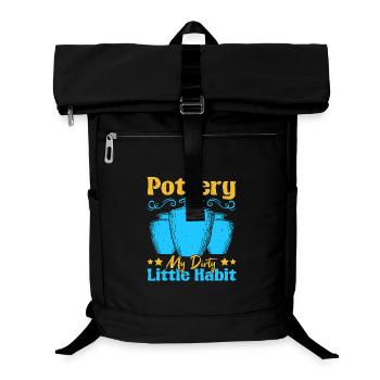 Cadeaux pour les potiers Poterie Sale habitude - Sac à dos ordinateur - noir - Devant