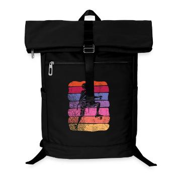 Boulderer Boulder Bouldering - Laptop Backpack - black - Front