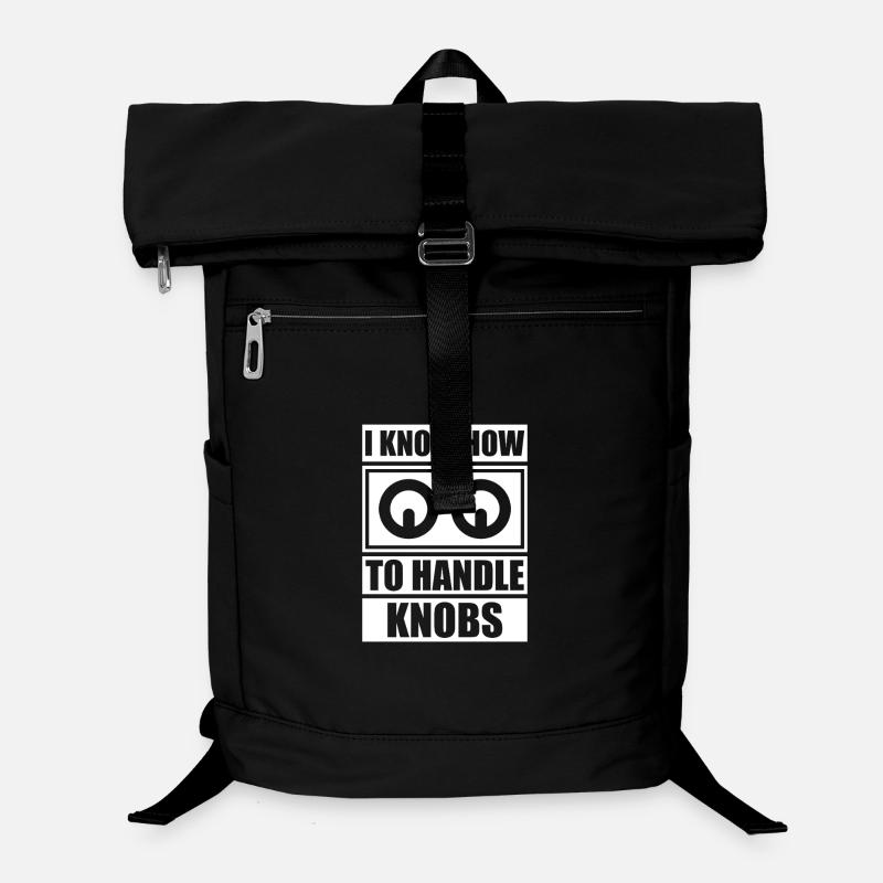 Boutons de poignée Ingénieur du son Ingénieur du son - Sac à dos ordinateur - noir