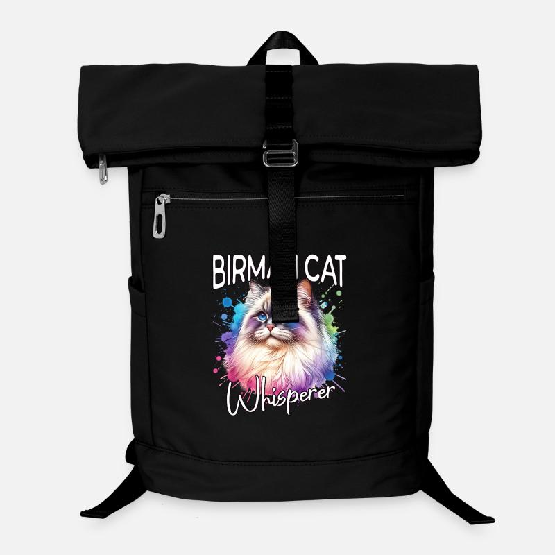 Birman Cat Whisperer Laptop Backpack