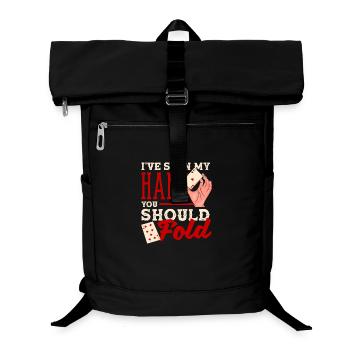 Vous devriez vous adapter au jeu de cartes Texas Holdem - Sac à dos ordinateur - noir - Devant