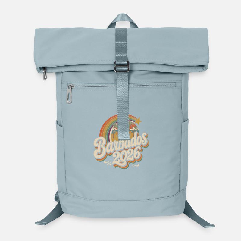 Barbados 2026 Strand Retro Laptop-Rucksack 