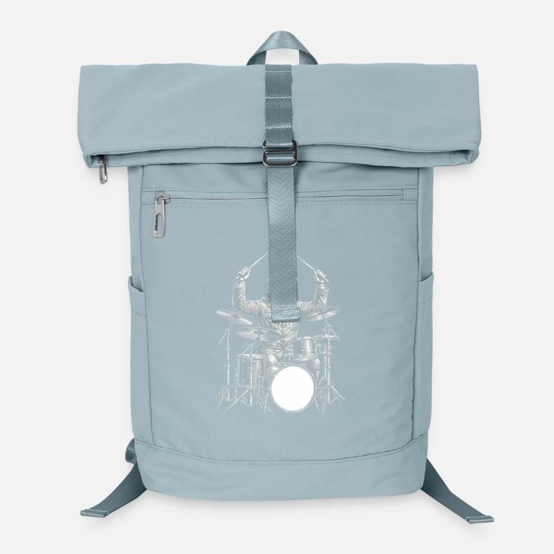 Theodore Roosevelt spielt Schlagzeug Laptop-Rucksack 