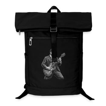 Theodore Roosevelt Playing Guitar - Laptop Backpack - black - Front