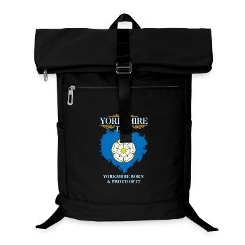 Journée du Yorkshire Fier de lui Drapeau rose du Yorkshire - Sac à dos ordinateur - noir - Devant
