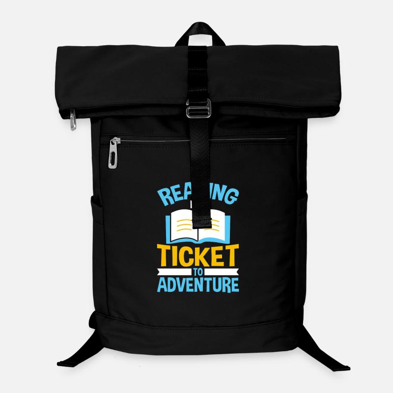Reading is a ticket to adventures Laptop Backpack