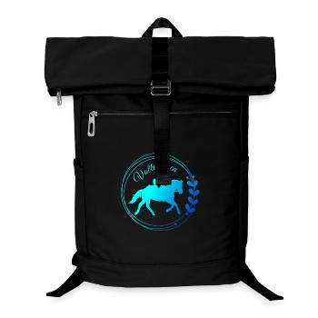 Voltigieren Bank: Volti Pferdesport Pflichtübung - Laptop-Rucksack  - Schwarz - Vorne