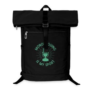 Monologue de théâtre musical : mon cadeau de théâtre sportif - Sac à dos ordinateur - noir - Devant