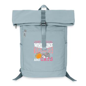 Taco Katze Hauskatze Mieze Katzenbesitzer - Laptop-Rucksack  - Eisblau - Vorne