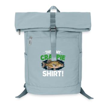 Inscription sur la chemise de crapie - Sac à dos ordinateur - bleu glacier - Devant
