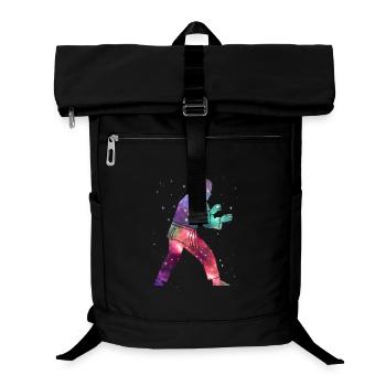 Judo Judoka Space Men Kids Martial Arts - Laptop Backpack - black - Front