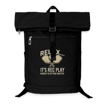 Détends-toi, jeu récréatif, personne ne sera drafté - Sac à dos ordinateur - noir - Devant