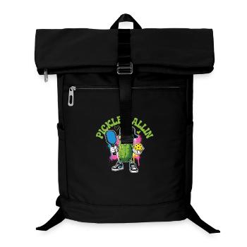 Pickle Ballin Pickleball Player - Laptop Backpack - black - Front
