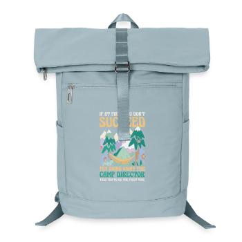 Camping Bonfire Camp Life Forest Camper - Laptop Backpack - ice blue - Front