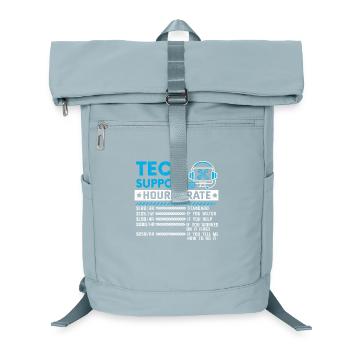 Tech Support Hourly Rate Meme Gift Sarcasm - Laptop Backpack - ice blue - Front