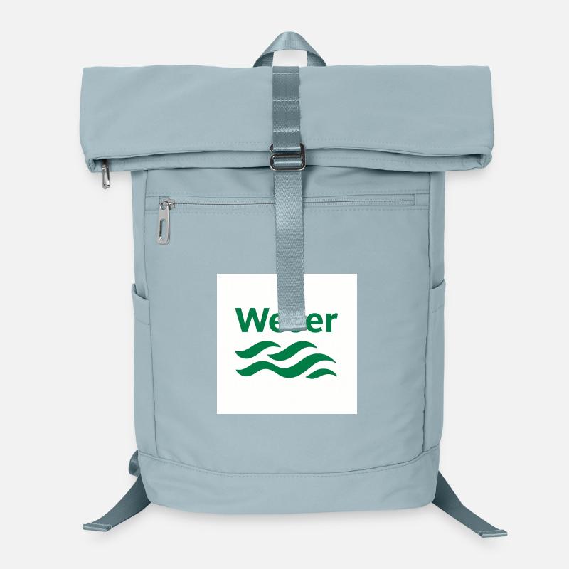 Weser vert blanc Sac à dos ordinateur
