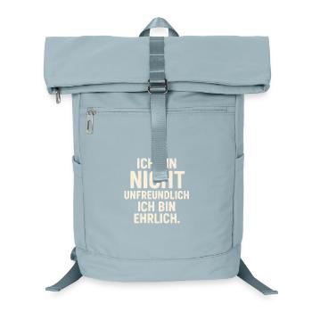 Ehrlich Unfreundlich - Hell - Laptop-Rucksack  - Eisblau - Vorne