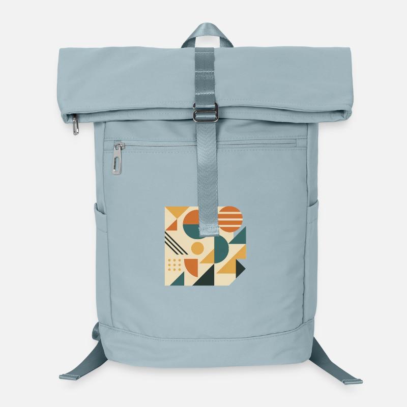 Motif de tuiles de couleur géométrique Sac à dos ordinateur