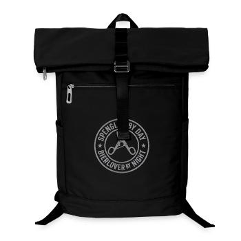 Barber Lover Day Night Seal - Laptop Backpack - black - Front